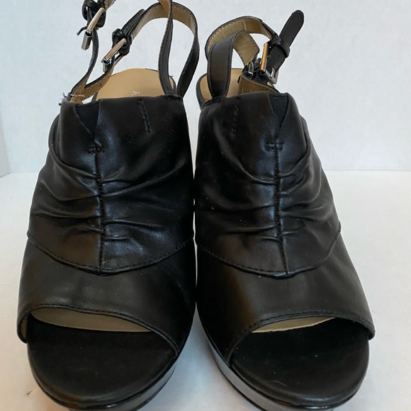 NWOB Nine West Open Toe Pumps, Size 6.5 - Picture 6 of 7